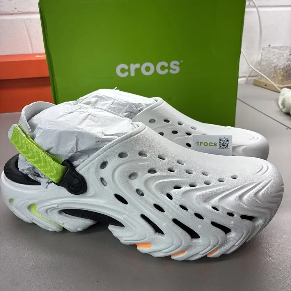 New Crocs Echo II Clogs Men’s Size 13 Moon Burst' 212810-1BB With Box